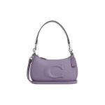 Coach Teri 24 &Uuml;lemise t&otilde;mblukuga Sile Nahast K&auml;ekott Naiste k&auml;ekotid H&otilde;bedane Helelilla CR099-SVIZ Basic Set (Bag+Dust Bag)
