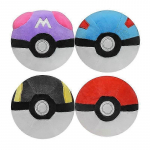 Pokemoni pehmed m&auml;nguasjad Poke-pallid 4 tk/komplekt Master Ball, Super Ball, Great Ball, Ultra Ball 12 cm Pehme t&auml;idisega m&auml;nguasi Laste s&uuml;nnip&auml;evakingitus