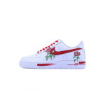 Nike Air Force 1 libisemiskindlad kulumiskindlad madalad rulaketsid Unisex Punane Valge CW2288-111(Meeskond779-) 37.5