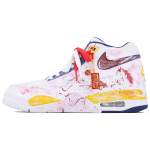 Nike Flight Legacy trendikad ja auspicious CNY keskmise k&otilde;rgusega vintage korvpallijalatsid meestele valged, punased ja kollased BQ4212-102(Team168-) 42
