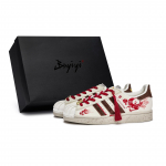 Adidas Originals Superstar 2 Rula Kingad Unisex Madalad Valge/Punane/Pruun KJ6293(Team80-S-BOX) 38⅔