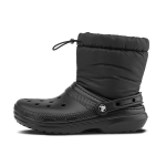 Crocs Unisex Classic Lined Neo Puff Boot Must Vooderdatud Mugav Libisev Saabas 206630-060 42-43