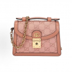 Gucci Ophidia Double G Logo Metallist Kaunistus L&otilde;uendi ja Nahast Lapitehnika &Otilde;lakott Messengeri Kott K&auml;ekott Tavaline Naiste Roosa Basic+Dust Bag roosa