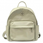 Tory Burch Ella Klassikaline Topelt-T Logoga &Uuml;hev&auml;rviline T&otilde;mblukuga Sulgemisega Nailonist Seljakott Naiste seljakott Avokaado-Roheline 88368-303 Basic Set (Bag+Dust Bag)