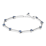 Pandora s&auml;deleva pav&eacute;-kividega 925 h&otilde;bedast k&auml;ev&otilde;ru Naiste k&auml;ev&otilde;rud 599217C01 Box,18CM