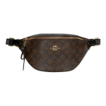 Coach 36 Moodne Lihtne Monogrammiga Kaetud L&otilde;uendist ja Nahast Crossbody Kott Suur Unisex kotid Pruun 48740-IMAA8 Basic Set (Bag+Dust Bag)