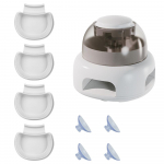 Kassi koeratoidu jaotur Press Lekkiv toit koera pusle M&auml;nguasjad Aeglane s&ouml;&ouml;tja Lemmikloomatarvikud Multifunktsionaalne treeningm&auml;ng Libisemiskindel kauss