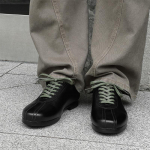 Vabaajajalatsid Meeste Vabaaja Nahast Jalan&otilde;ud Moodsad Retro Paelad Nahast Jalan&otilde;ud Disainer Mokassiinid Meeste Luksuslik Zapatos Para Hombre 38 must
