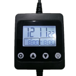 Digitaalne programmeeritav taimer DC 5V-30V jaoks LCD-ekraaniga Siseruumide valgustuse kontroller H&auml;mardaja lambi jaoks Akvaariumi LED-valgustus must