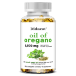 Oregano&otilde;li premium valem, 6000 mg orgaanilist ekstraktti, toetab seedimist ja immuuns&uuml;steemi funktsiooni. 120 kapslit. 120 Capsules