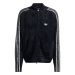 Adidas Originals Imiteeritud Moh&auml;&auml;r Klassikaline Spordiribadega Seisukrae Fliisjakk Meeste Jakk KR5145 XL