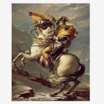 40*50cm Kuulus Maal Napoleon Alpe &Uuml;letamas DIY Digitaalne Joonistus V&auml;rvimine Numbrite J&auml;rgi L&otilde;uend K&auml;sitsi Maalitud Mooduliline Pilt