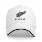 Uus-Meremaa All Blacks Prindiga V&otilde;ileiva Basepallim&uuml;ts Meeste Hip Hop &Auml;mbirm&uuml;ts Suvine P&auml;ikesekaitse Isa M&uuml;tsid Naiste Reguleeritavad Snapback M&uuml;tsid Adjustable valge