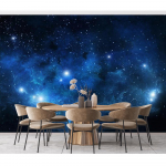 Galaxy Cosmic tapeet lae &ouml;&ouml;taeva jaoks t&auml;htedega udukogu seinatapeet elutoa magamistoa seinapaber 200 cm(W) x 140 cm(H)