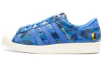 Superstar A Bathing Ape x Undeafeated x Superstar Adidas Originals 80ndad 'Blue Camo' S74775 42.5