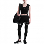 Nike Elastne Kitsas &Uuml;heksaosaline Leggings Naistele leggingsid HV2307-010 S