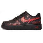 Nike Air Force 1 Nahast Kulumiskindel Madal Top Skateboardikingad Unisex Must Punane CW2288-001(Team1521-) 44.5 black