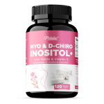 Kvaliteetne inositooli toidulisand - Inositool ja D-kiro-inositool koos foolhappega ja D-vitamiiniga - Tervislik munasarjade tugi 120