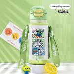 Disney Toy Story 316 roostevabast terasest 530 ml isoleeritud pudel rihmaga
