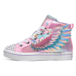 Skechers Twinkle Toes Lukuga Vabaaja K&otilde;rged Tossud Laste tossud Roosa Mitmev&auml;rviline 314453L-PKMT 30