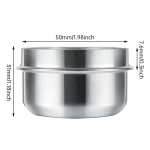 2 tk 50 mm rattarummu m&auml;&auml;re Metallkate Laagri tolmukate Haagis Caravan RV Platvormveoki Telje RummuKatted Haagise Tarvikud 2pcs