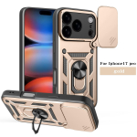 iPhone 17 16 Pro Max'i jaoks tugevdatud kaitsekate magnetr&otilde;ngaga iPhone 17 Air 16E jaoks telefoni&uuml;mbris kaamerakaitsega iPhone 16e kuld