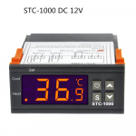 STC-3028 STC-1000 Temperatuuriregulaator Termostaat 12V 24V 220V Termostaat ja K&uuml;tte/Jahutuse Juhtimine Inkubaator