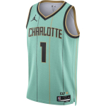 Jordan LaMelo Ball Charlotte Hornets 2024/25 City Edition Meeste Jordan Dri FIT NBA Swingman S&auml;rk FQ4336-356 M (44) blue