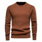 Puuvillane meeste kampsun Uus Talv S&uuml;gis &Uuml;hev&auml;rviline Ruuduline &Uuml;mmarguse kaelusega Pullover Mehelik Kvaliteetsed kampsunid meestele Moodsad riided USA S 50-60 kg kohv