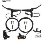 NUTT 140/160/180 Elektriline T&otilde;ukeratas 4-kolviline H&uuml;drauliline Ketaspidur Smartgyro Speedway V2 Zero 10 Kugoo M4 M5 Pro EScooter'i jaoks Hydraulic Disc Brake (Hydraulic Brake Pad) black
