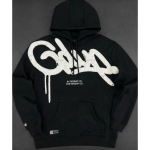 Euroopa ja Ameerika trendikas br&auml;ndi kiri 3D-tr&uuml;kiga t&auml;navahoodie meestele ja naistele high street hip hop vabaaja lai pullover S black