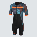 Zone3 Meeste Rattas&otilde;idu Skinsuit L&uuml;hikeste Varrukatega Triatloni V&otilde;istlus Triatlonikost&uuml;&uuml;m V&auml;lis&otilde;hu Jalgratta Kombinesoon Jooksmine Ujumine R&otilde;ivad Kombinesoon Ciclismo L