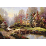 [Puzzle Life] Thomas Kinkade Beyond Spring's Gate 1000 osaline pusle - PuzzleLife PL1075 gray