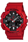 CASIO G-SHOCK GA-100B-4AJF Meeste analoog-digitaalkell Punane Jaapani siseturu originaal black