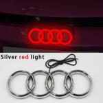 LED Logo Valgusti 249 273 285mm Esiv&otilde;re Staatiline Valge Valgus Veekindel Audi A3 A4 A5 A6 A7 A8 S3 S4 S5 S6 S7 TT Autostiilile 249mm
