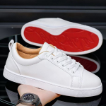 2025 S&uuml;gis Uued Nahkpinnaga Valged Kingad Meeste Kingad Punase Talla All Vabaajakingad Moetrend T&ouml;&ouml;le K&auml;imiseks &Auml;ri Lauakingad 43 valge