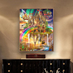 Teemantmaal Ristpistes Teemanttikandid Mosaiik Teemantseinamaaling 20X30CM