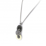 Les Tr&eacute;sors De Lily [C7677] - Collier Cr&eacute;ateur 'Byzance' Noir Ivoire must