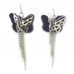 Les Tr&eacute;sors De Lily [L7492] &ndash; Lillad  Liblikad  disaink&otilde;rvar&otilde;ngad (riidest) lilla