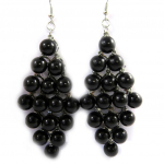 Les Tr&eacute;sors De Lily [L7935] - Boucles 'Carmen' noir must