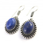 Les Tr&eacute;sors De Lily [M5660] - Boucles Cr&eacute;ateur 'Kilimanjaro' bleu sinine