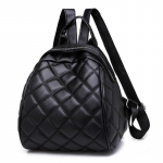 Teemantv&otilde;rega seljakott naiste nahast naiste seljakott Naiste kooliteenistele, t&uuml;drukutele, kooriku stiilis kott must