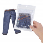 1/6 Meeste Tumesinine Klassikaline Denim Teksad P&uuml;ksid V&ouml;&ouml;ga P&uuml;ksid 12'' Meeste Action Figuuride Riided 1PCS
