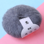 Pehme moh&auml;&auml;r-ka&scaron;miir kudumisvillane l&otilde;ng DIY sall salli heegelniidi tarvikud