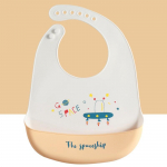 Veekindel pehme silikoon imiku toitmiseks m&otilde;eldud kraam Multifilmi prindiga reguleeritavad laste pudip&otilde;lled Style 2