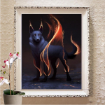 Teemanttikandid 5D DIY Teemantmaaling Ruutmosaiik Pilt kivikivist Kodukaunistus K&auml;sitsi valmistatud kingitus Full Round 20X30CM