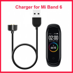 Magnetiline laadimiskaabel Xiaomi Mi Band 6 / Mi Band 5 USB-laadija must andmekaabel