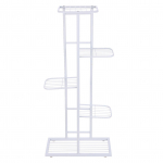 5-tasandiline vitriin, lillepottide riiul Taimealus Potiredel Istutusalus Tugev hoiustamisriiul valge