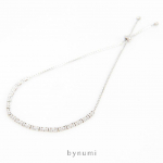 bynumi sili k&auml;ev&otilde;ru &ndash; k&auml;sitsi valmistatud kuuptsirkooniumoksiid (CZ) ja tahke 925 sterling h&otilde;be roodiumiga kaetud ehted naistele kingituseks 15 - 25 cm h&otilde;be