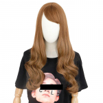 MERISIHAIR pikad lainelised parukad mustanahalistele naistele afroameerika s&uuml;nteetilised juuksed roosad pruunid parukad tukkidega kuumakindel parukas